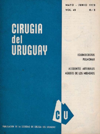 					View Vol. 43 No. 3 (1973): Cirugía del Uruguay
				