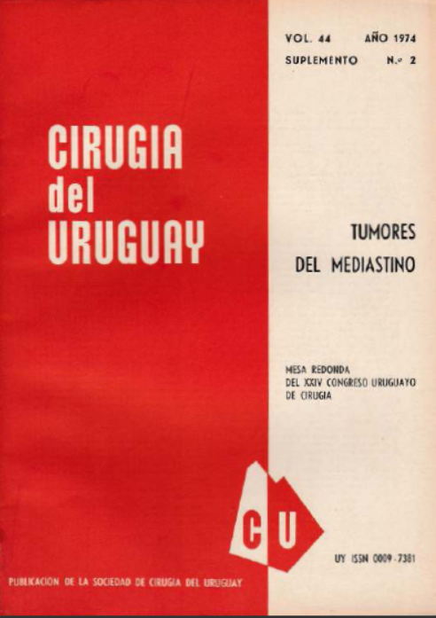 					View Vol. 44 No. Sup. 2 (1974): Cirugía del Uruguay
				