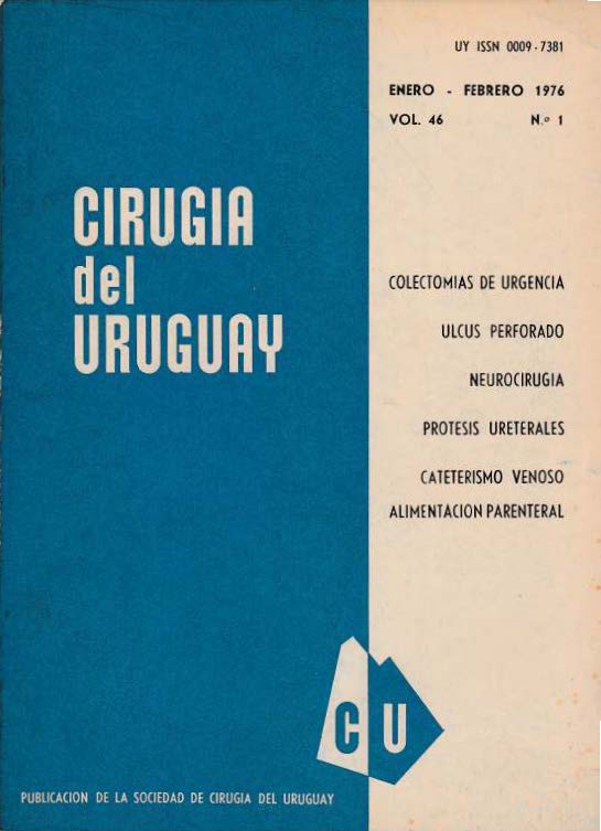 					View Vol. 46 No. 1 (1976): Cirugía del Uruguay
				