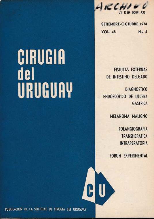 					View Vol. 48 No. 5 (1978): Cirugía del Uruguay
				