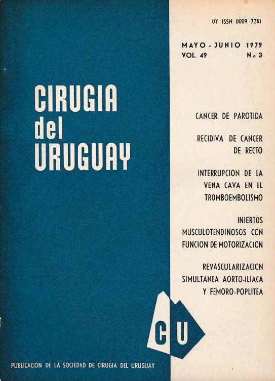 					View Vol. 49 No. 3 (1979): Cirugía del Uruguay
				