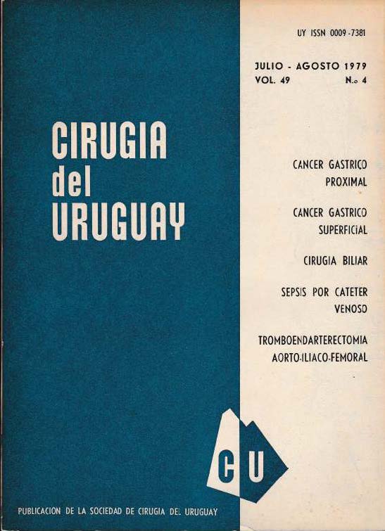 					View Vol. 49 No. 4 (1979): Cirugía del Uruguay
				