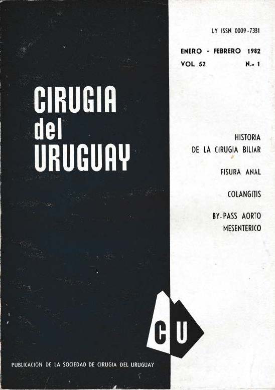 					View Vol. 52 No. 1 (1982): Cirugía del Uruguay
				