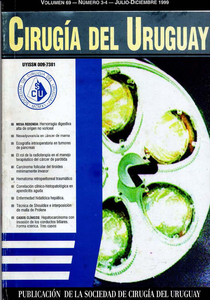 					View Vol. 69 No. 3-4 (1999): Cirugía del Uruguay
				